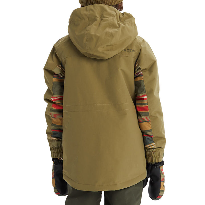 Burton Covert Jacket - Big Boys' Martini Olive/Gratz Stripe