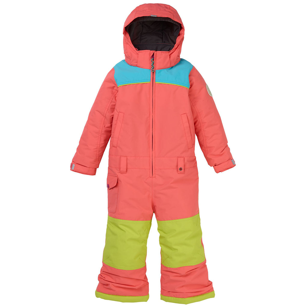 Burton Illusion One Piece Suit - Little Girls' Georgia Peach Multi