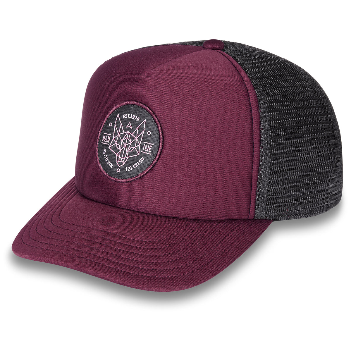 Dakine Wolf Trucker Hat - Women's Plum Shadow