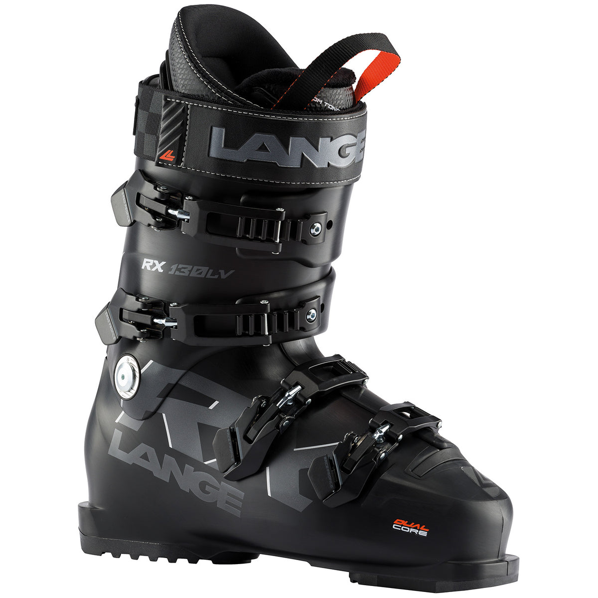 Lange RX 130 LV Ski Boots 2021 Black Gunmetal