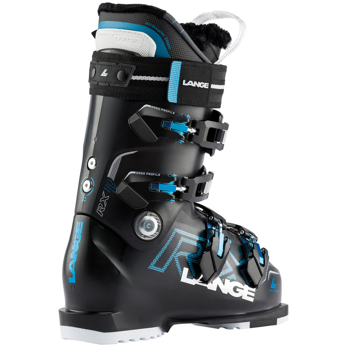 Lange RX 110 W LV Ski Boots - Women's 2021 Black/Electric Blue