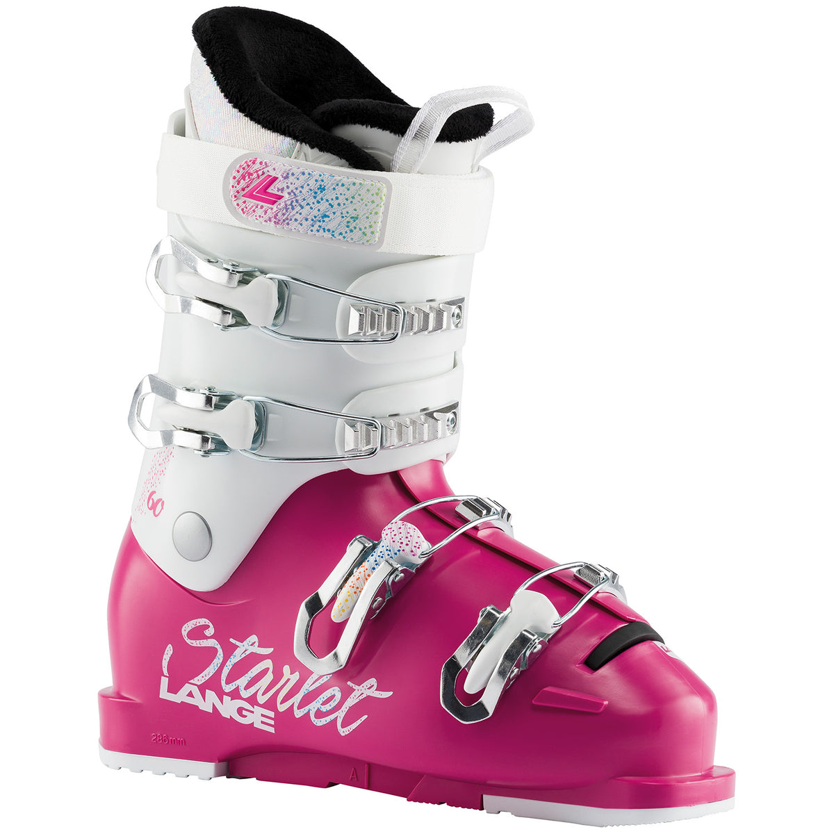 Lange Starlet 60 Ski Boots - Girls' 2020 Magenta Sparkle W