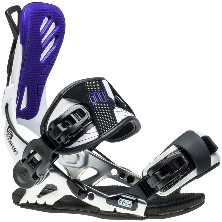 GNU B-Free Snowboard Bindings - Women's 2021 White