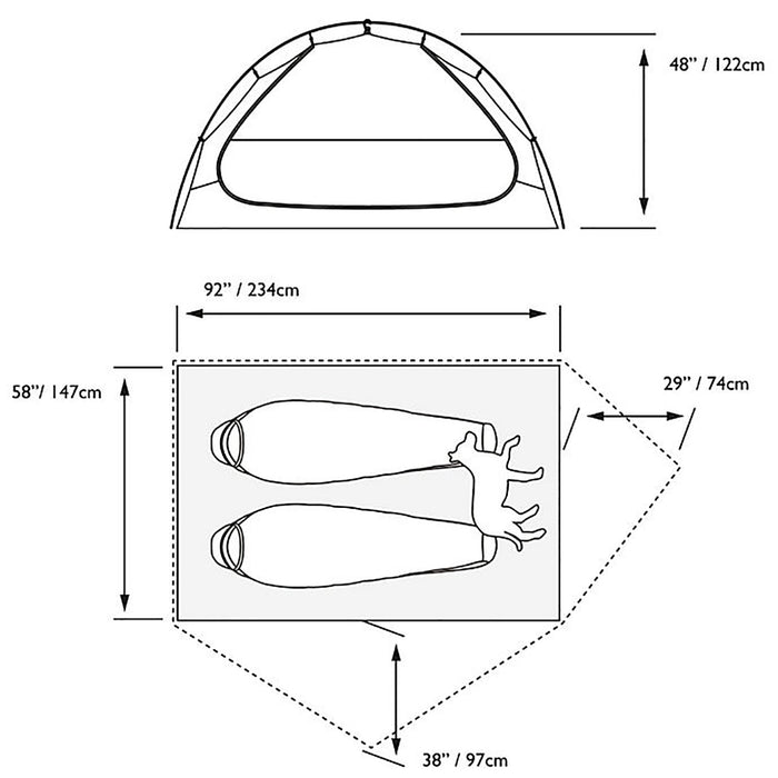 Mountain Hardwear Optic™ 2.5 Tent Bay Blue