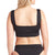 Billabong Sol Searcher Square Neck Bikini Top - Women's Black Pebble