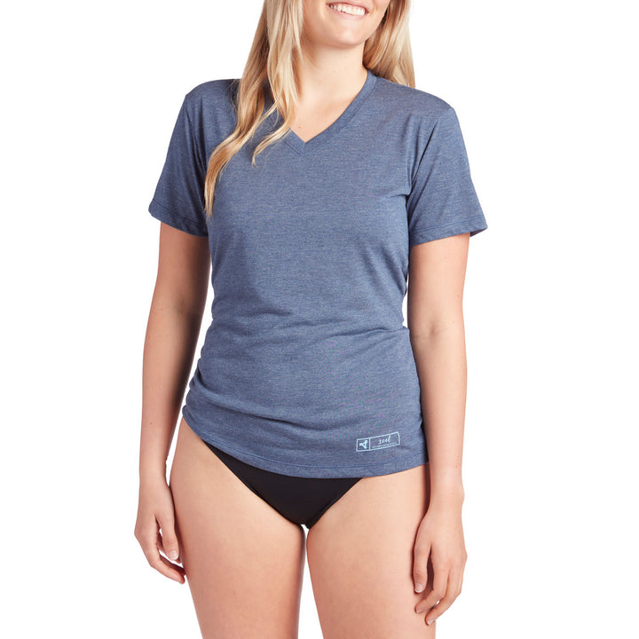 XCEL ThreadX Solid Short Sleeve Top - Women's Indigo