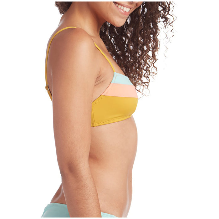 Rhythm North Shore Scoop Bikini Top - Women's Chartreuse