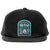 Roark Palm Eyes Trucker Hat Black