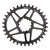 Wolf Tooth Components Powertrac Elliptical Drop Stop Chainring for SRAM Direct Mount Black