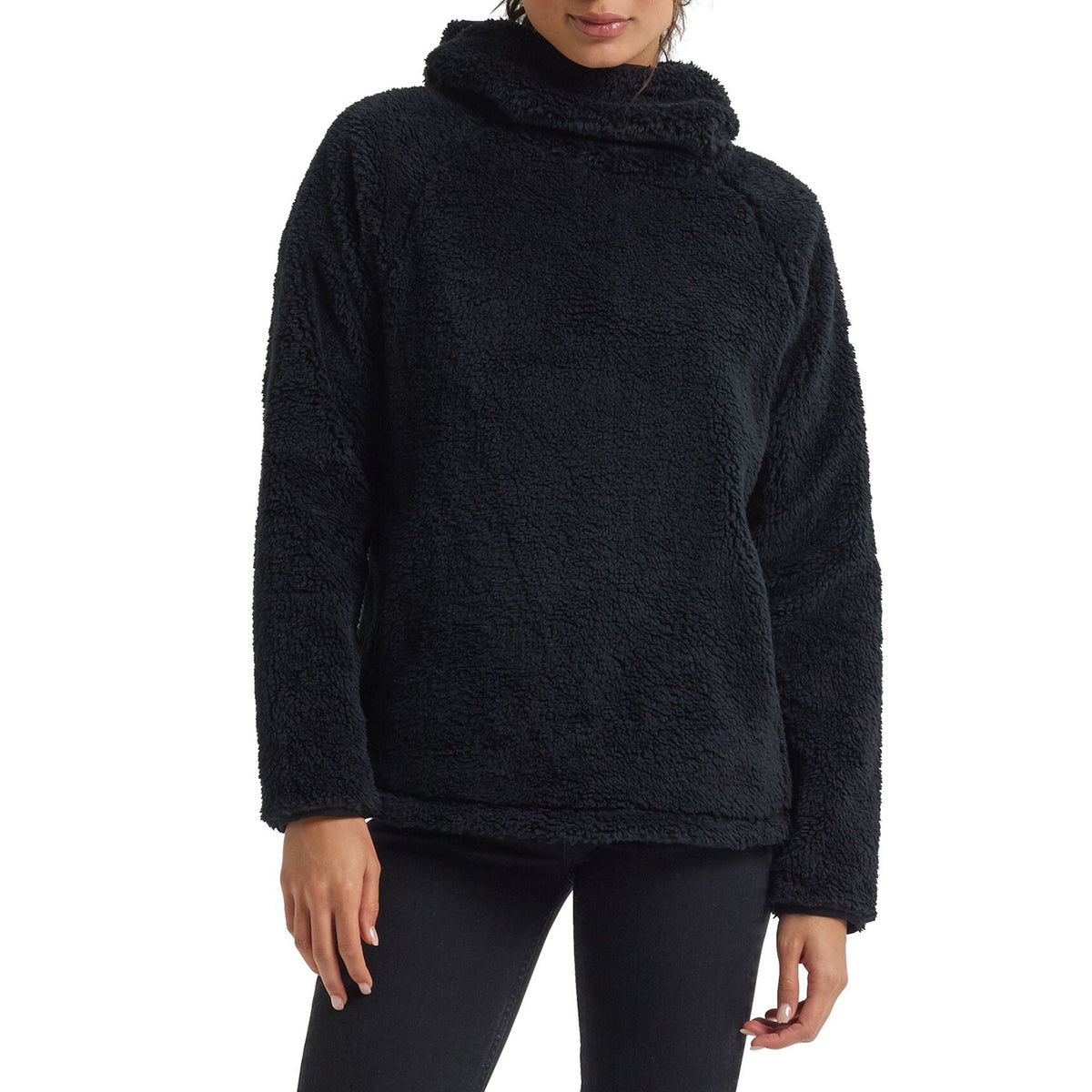 Burton Lynx Pullover Fleece Hoodie - Women's True Black