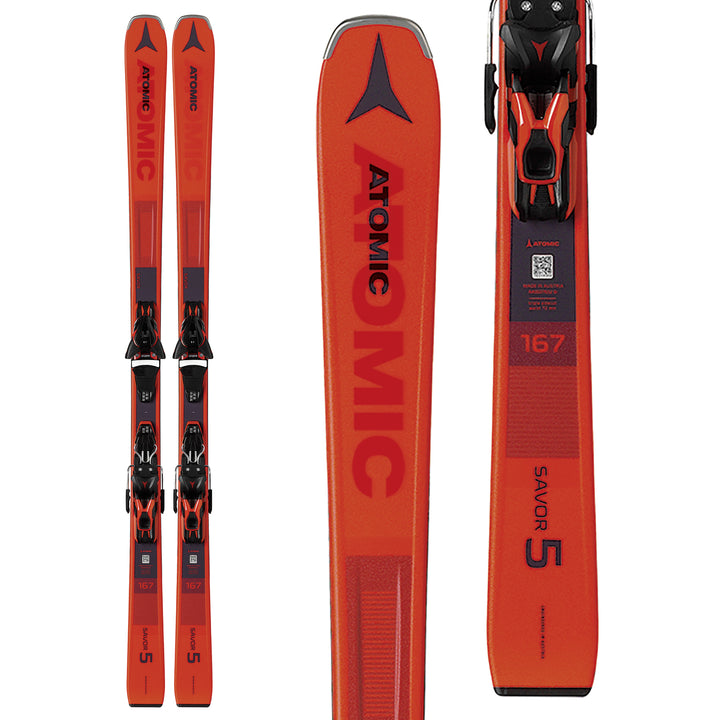 Atomic Savor 5 Skis + FT 10 GW Bindings 2020 Red