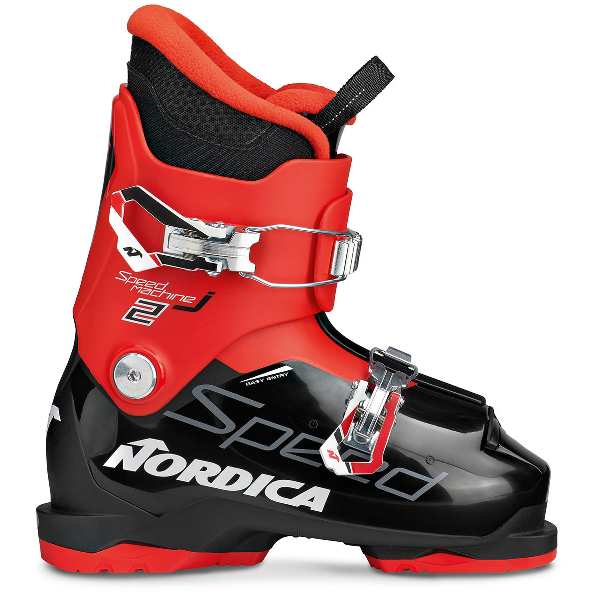Nordica Speedmachine J 2 Alpine Ski Boots - Kids' 2025 Black/Red