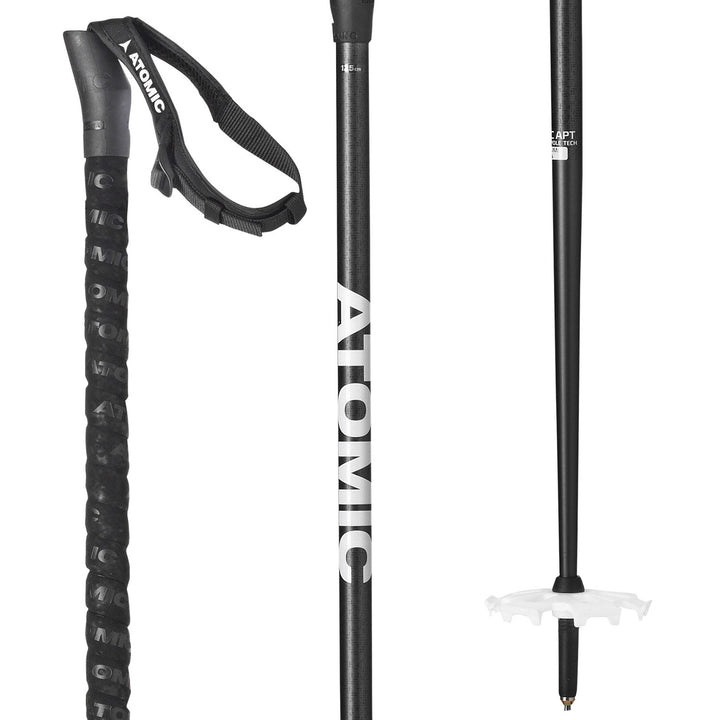 Atomic BCT Freeride SQS Ski Poles 2020 Black/White