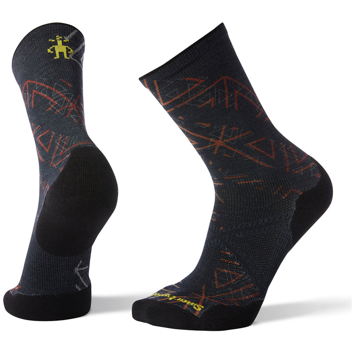 Smartwool PhD® Run Light Elite Print Crew Socks Deep Navy