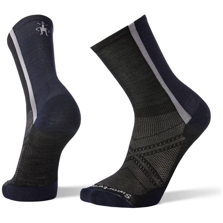 Smartwool PhD® Cycle Ultra Light Pattern Crew Socks Black