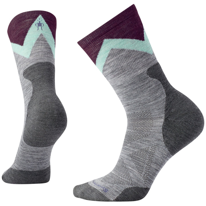 Smartwool PhD® Pro Approach Crew Socks - Women's Light Gray