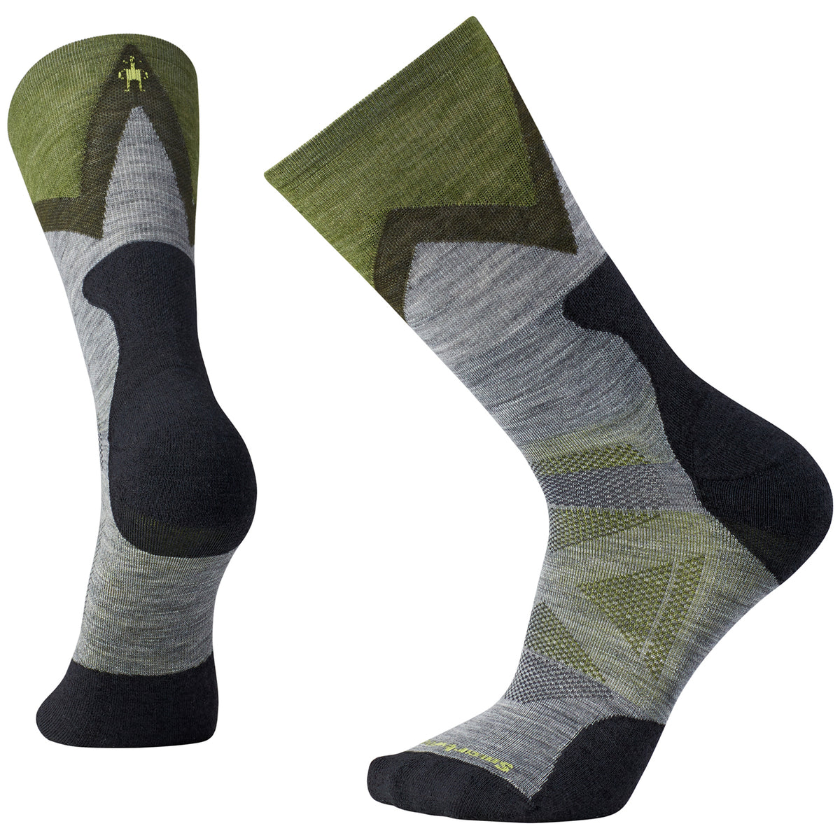 Smartwool PhD® Pro Approach Light Elite Crew Socks Medium Gray