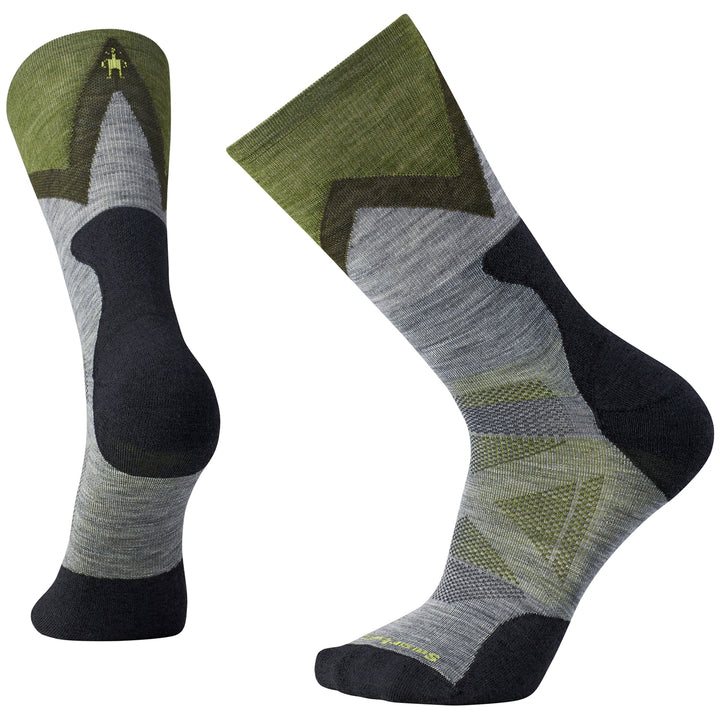 Smartwool PhD® Pro Approach Light Elite Crew Socks Medium Gray