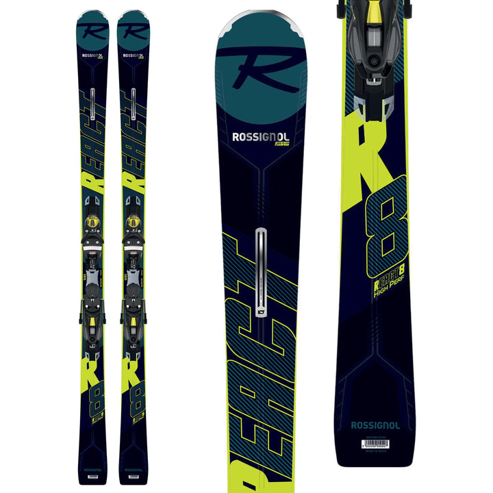 Rossignol React R8 HP Skis + Konect NX 12 GW Bindings 2020