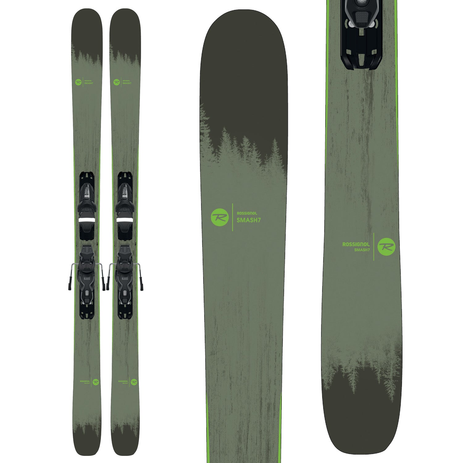 Rossignol Smash 7 Skis + Xpress 10 Bindings 2020 – evo