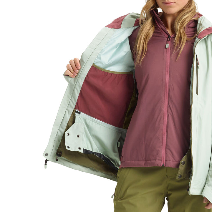 Burton AK 2L GORE-TEX Upshift Jacket - Women's Aqua Gray