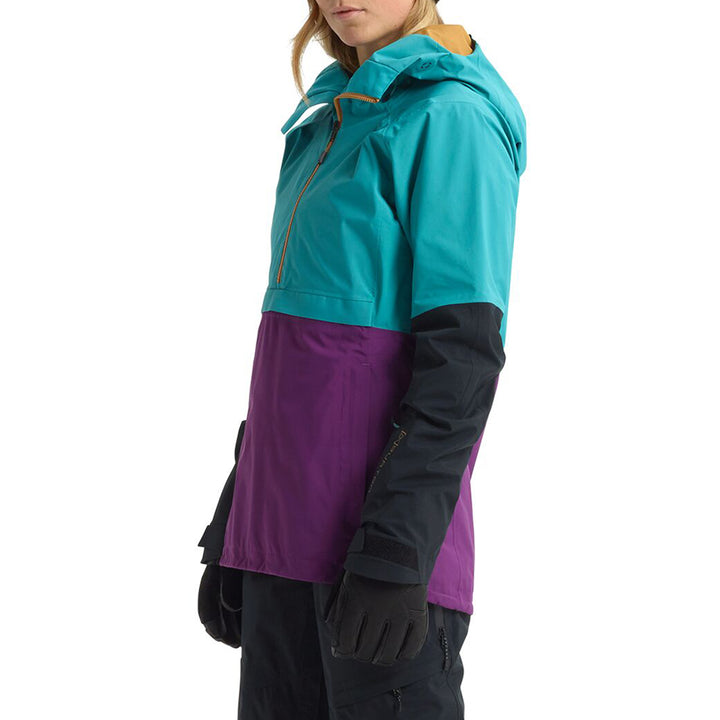 Burton AK 2L GORE-TEX Kimmy Anorak - Women's Green-Blue Slate/Charisma/True Black