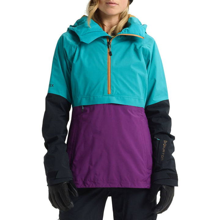 Burton AK 2L GORE-TEX Kimmy Anorak - Women's Green-Blue Slate/Charisma/True Black