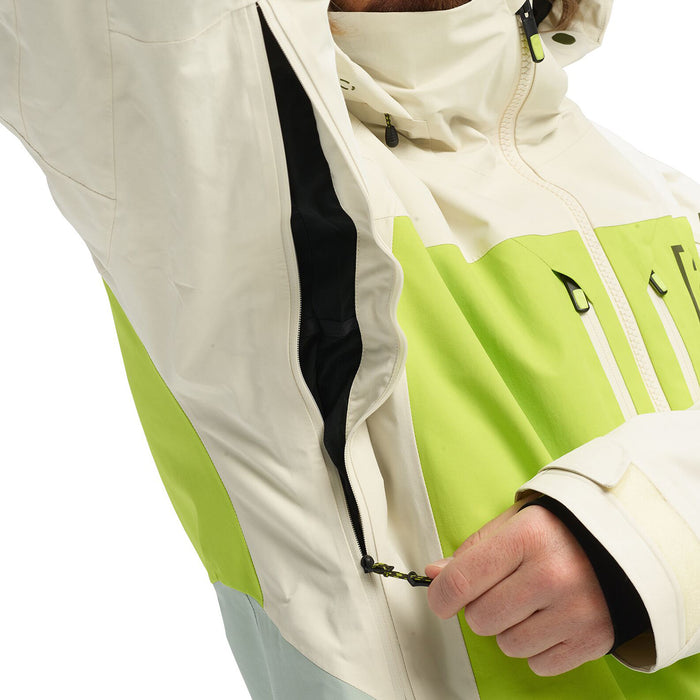 Burton AK 2L GORE-TEX Swash Jacket Almond Milk/Tender Shoots/Aqua Gray