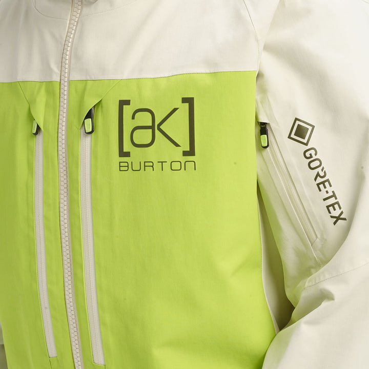 Burton AK 2L GORE-TEX Swash Jacket Almond Milk/Tender Shoots/Aqua Gray
