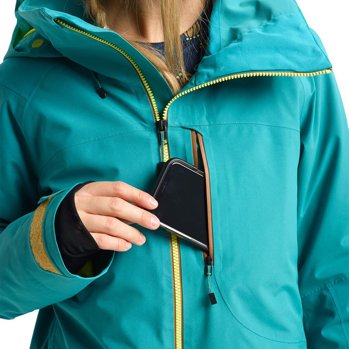 Burton AK 2L GORE-TEX Embark Jacket - Women's Green-Blue Slate