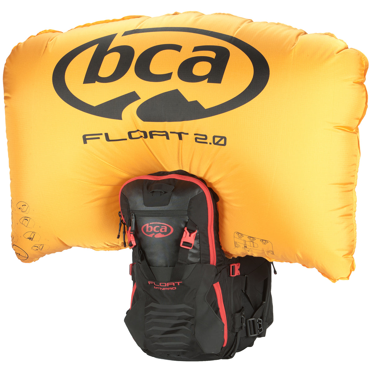 BCA Float MtnPro Airbag Vest Black/Red