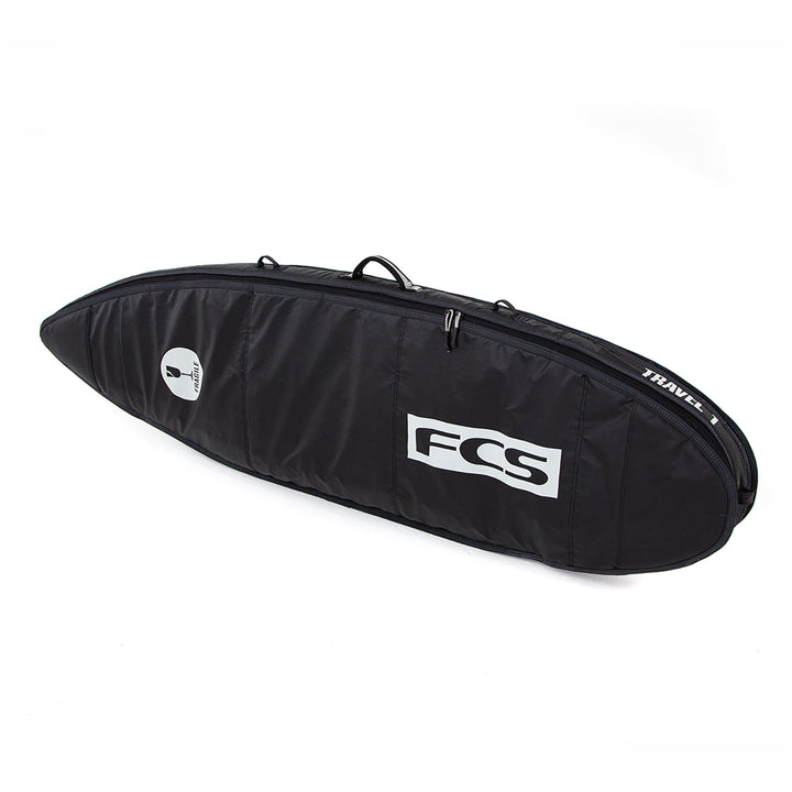 FCS Travel 1 Funboard Surfboard Bag Black/Grey