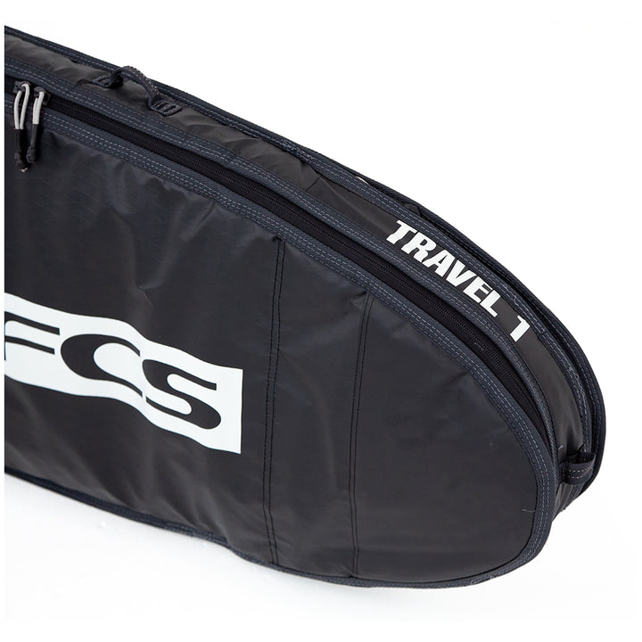 FCS Travel 1 Funboard Surfboard Bag Black/Grey