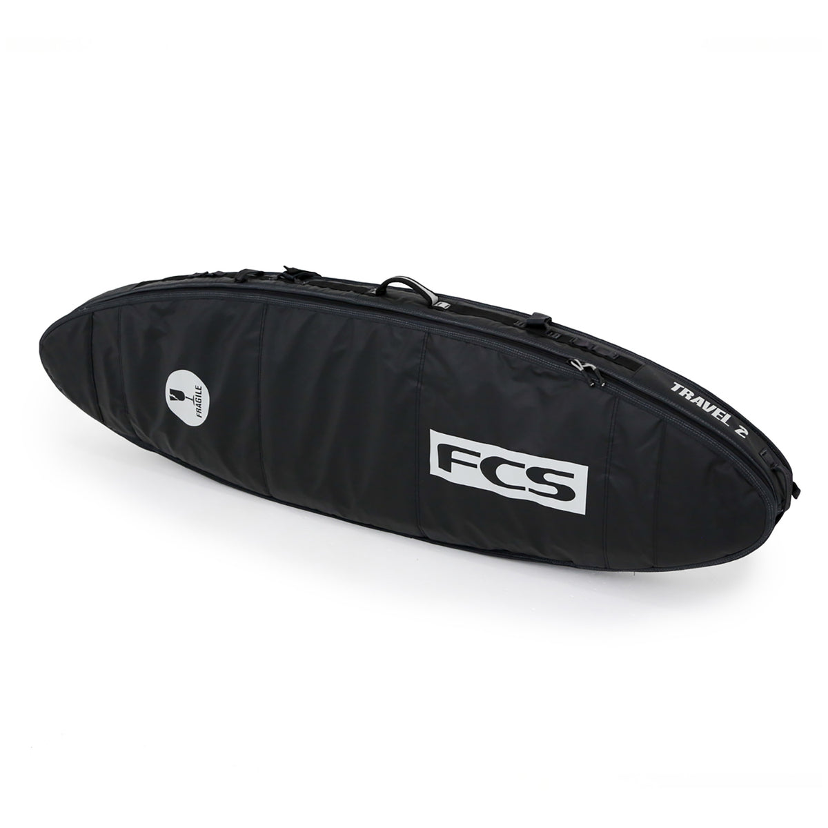 FCS Travel 2 Fun Board Surfboard Bag Black/Grey