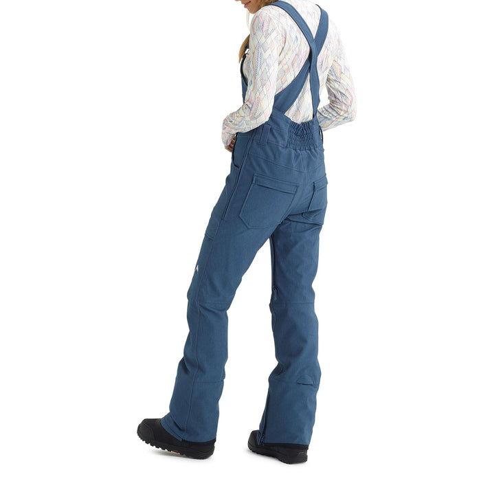 Burton Avalon Stretch Denim Bibs - Women's Light Denim