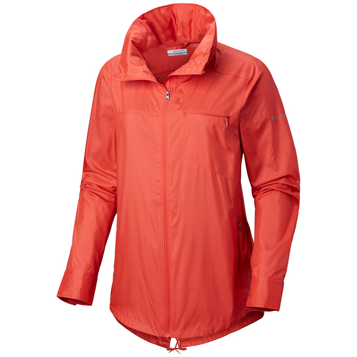 Columbia Sustina Springs Windbreaker - Women's Red Coral