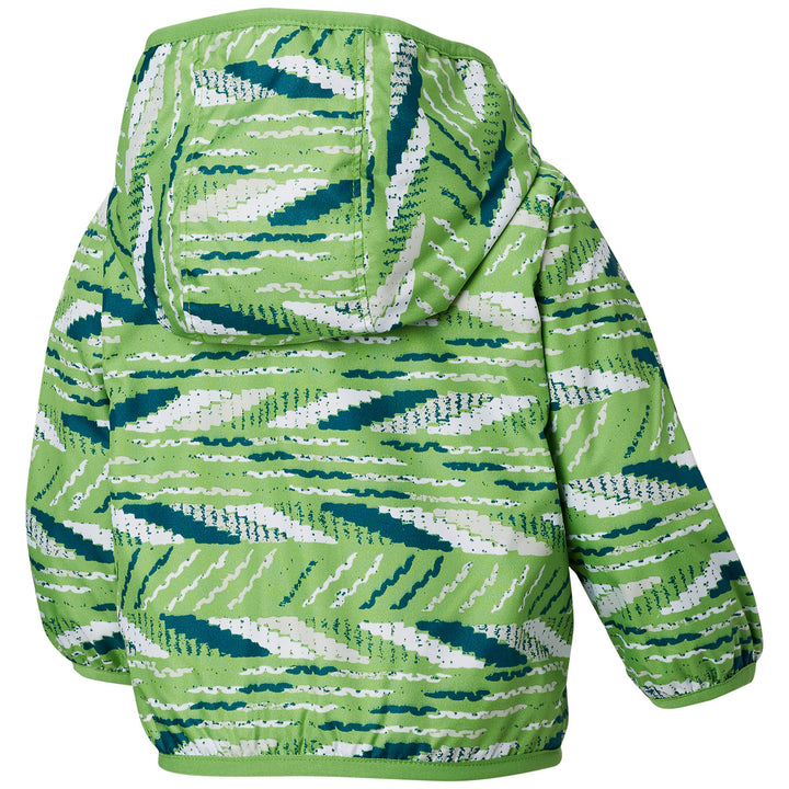 Columbia Mini Pixel Grabber II Jacket - Infants' Cyber Green Beach Stripe