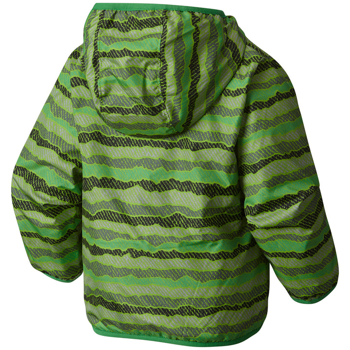 Columbia Mini Pixel Grabber II Jacket - Little Kids' Cyber Green Beach Stripe
