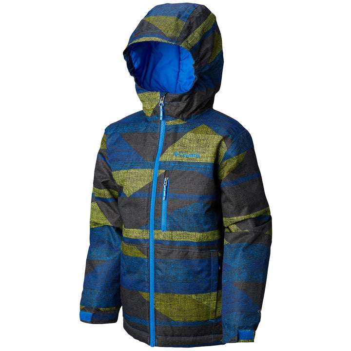 Columbia Magic Mile Jacket - Little Boys' Super Blue Blocks Print