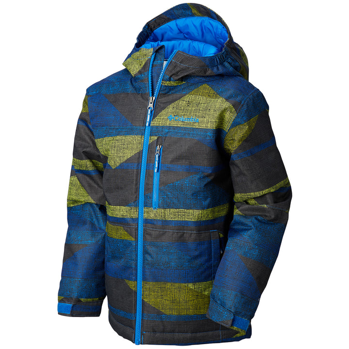 Columbia Magic Mile Jacket - Little Boys' Super Blue Blocks Print