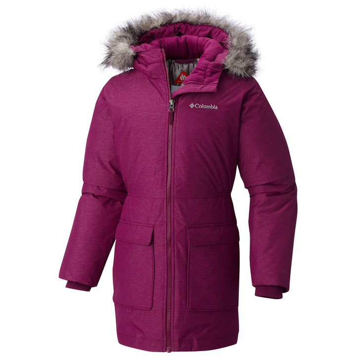 Columbia Siberian Sky Winter Jacket - Girls' Dark Raspberry