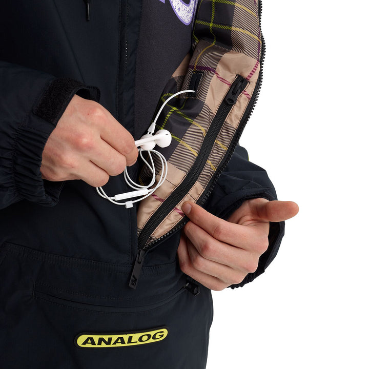 Analog Chainlink Anorak True Black