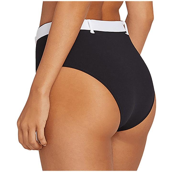 Volcom Simply Rib Retro Bikini Bottoms - Women's Black