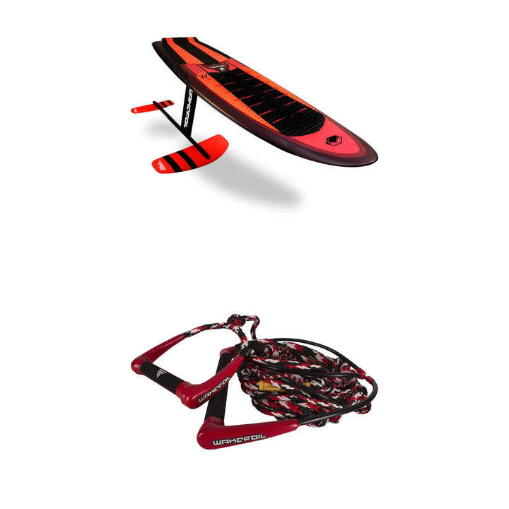 WAKEFOIL SS AK Complete Wakefoil Package + WAKEFOIL Dual Handled Versatility Rope 2019