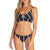 Billabong Night Tide V-Cami Bikini Top - Women's Black Pebble