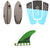 Hyperlite x Superbrand Bucket Chucker Wakesurf Board + EVA Wakesurf Traction Pad + 3.5'' Flux Surf Fin Set w/ Key