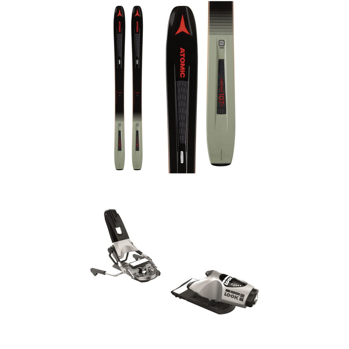 Atomic Vantage 107 Ti Skis + Look Pivot 18 Ski Bindings 2019