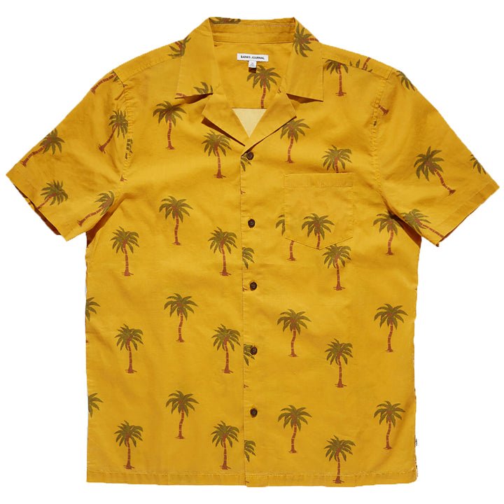 Banks Palm Dreams Short-Sleeve Shirt Sunset