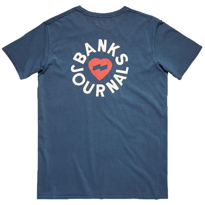 Banks Heart Rings T-Shirt Insignia Blue