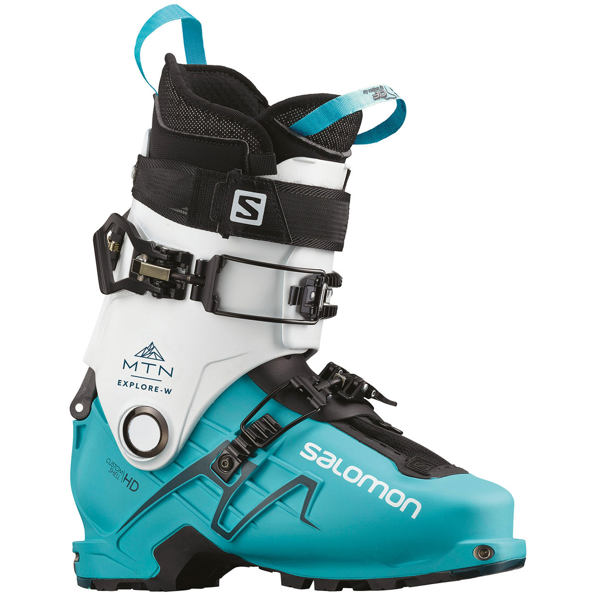 Salomon MTN Explore W Alpine Touring Ski Boots - Women's 2022 White/Scuba Blue/Maroccan Blue